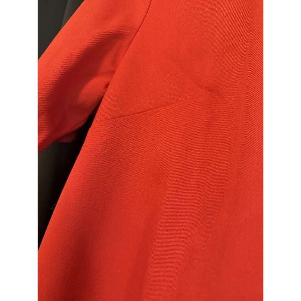 H&M Women's Red Dress Size M Gold Button Shoulder Detail Elegant‎ Classic - Picture 4 of 9